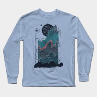 northern nightsky Long Sleeve T-Shirt